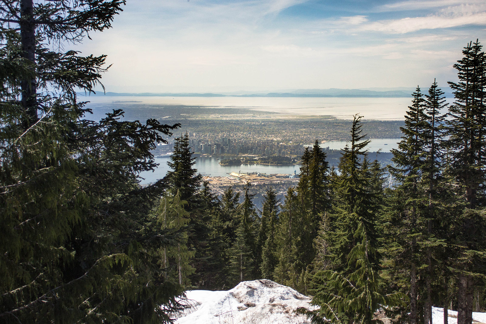 English Bay from above
