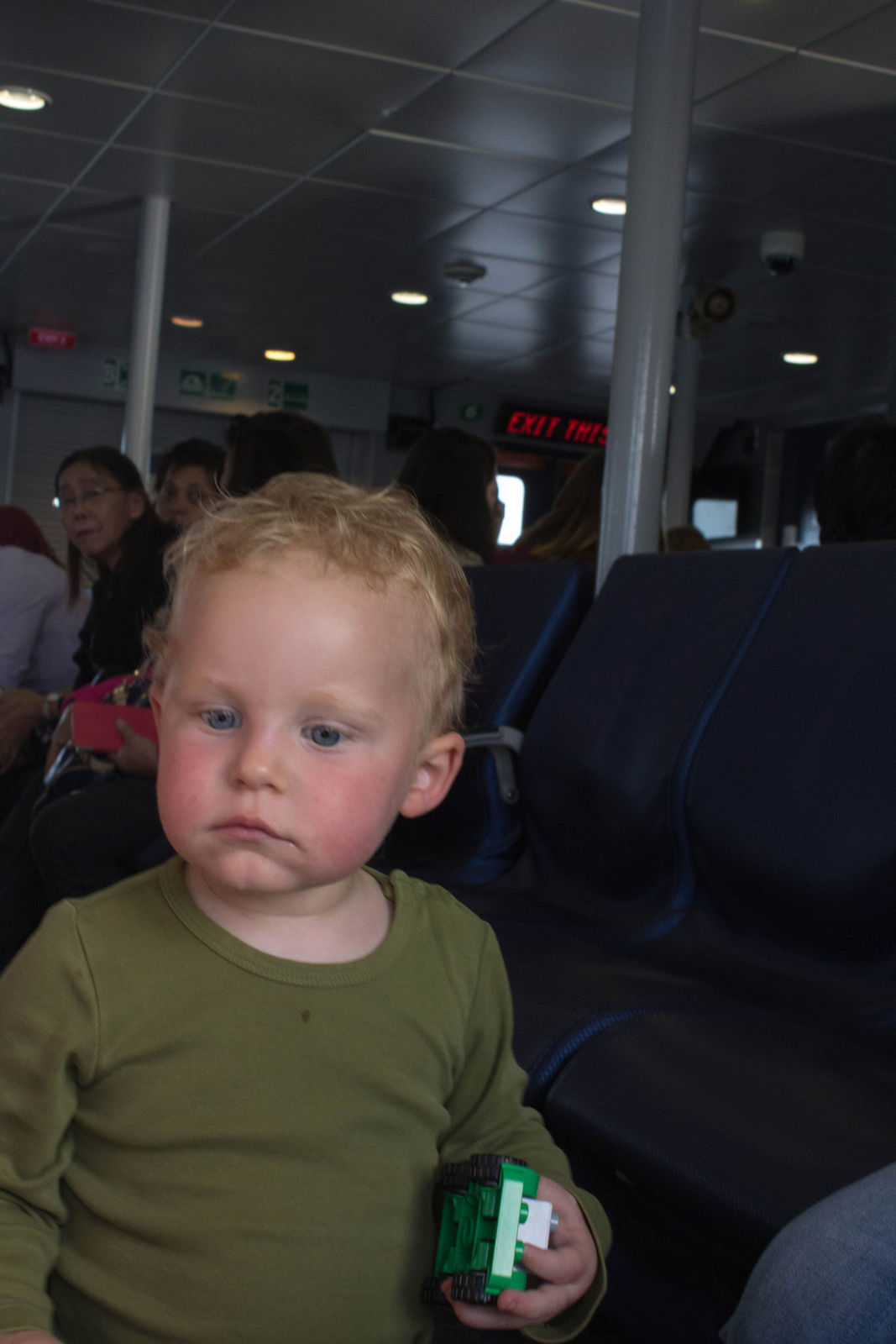 Albert in the SeaBus