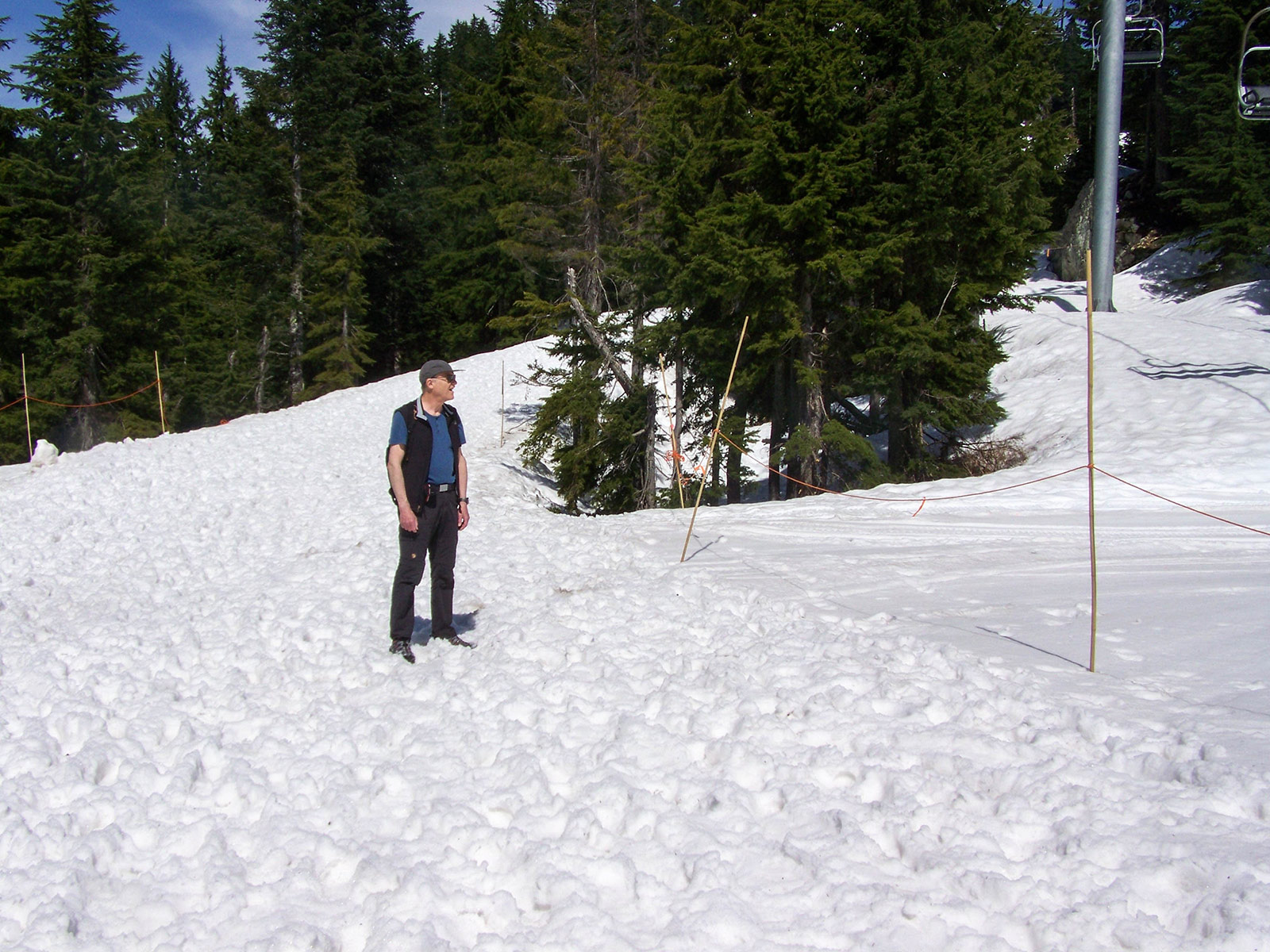 Reinhold in the snow