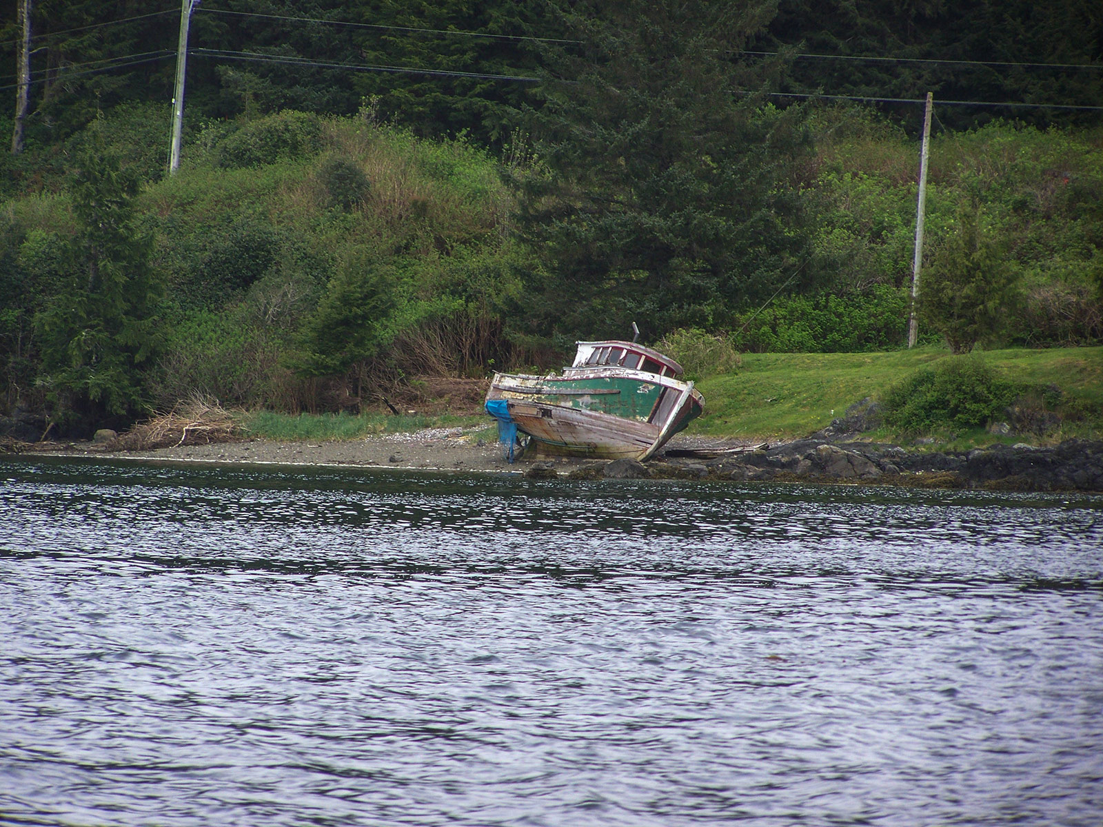 An abandoned boat